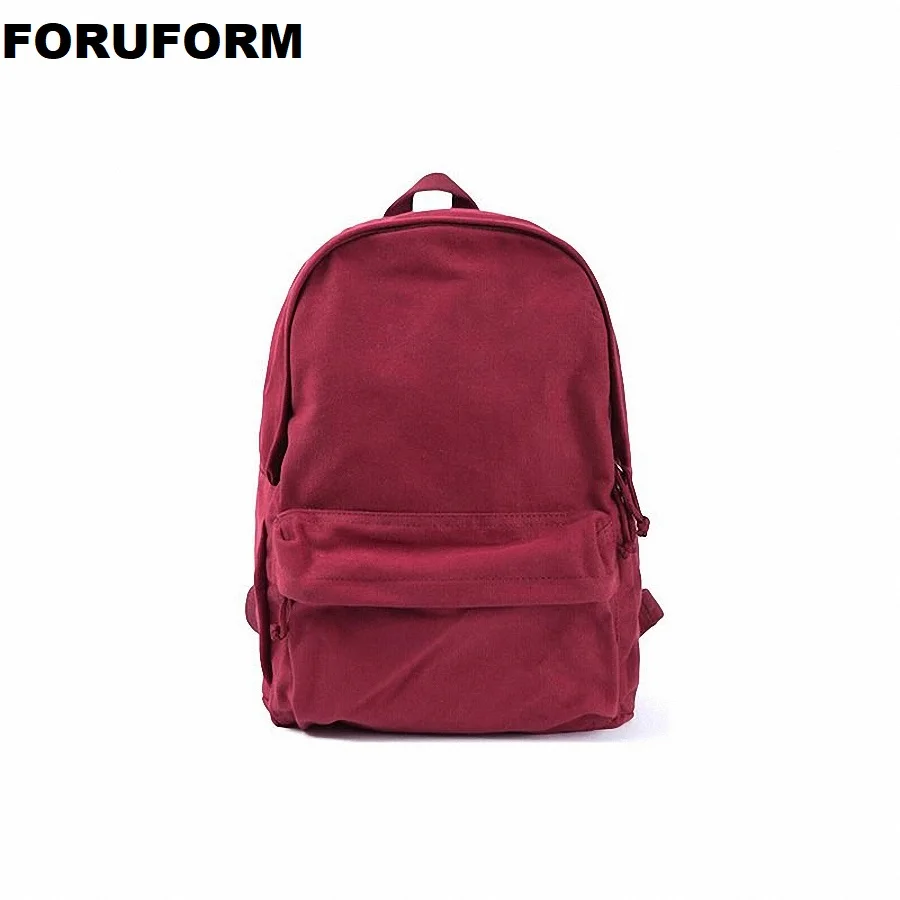 

Women Canvas Backpack Solid Casual School Bag for Teenagers Boys Backpack Korean Preppy Style Rucksack Mochilas Feminina