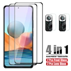 Закаленное стекло 4 в 1 для Xiaomi Redmi Note 10 Pro, стекло для объектива Redmi Note 10 Pro Max 10S, Защита экрана для Redmi Note 10 Pro