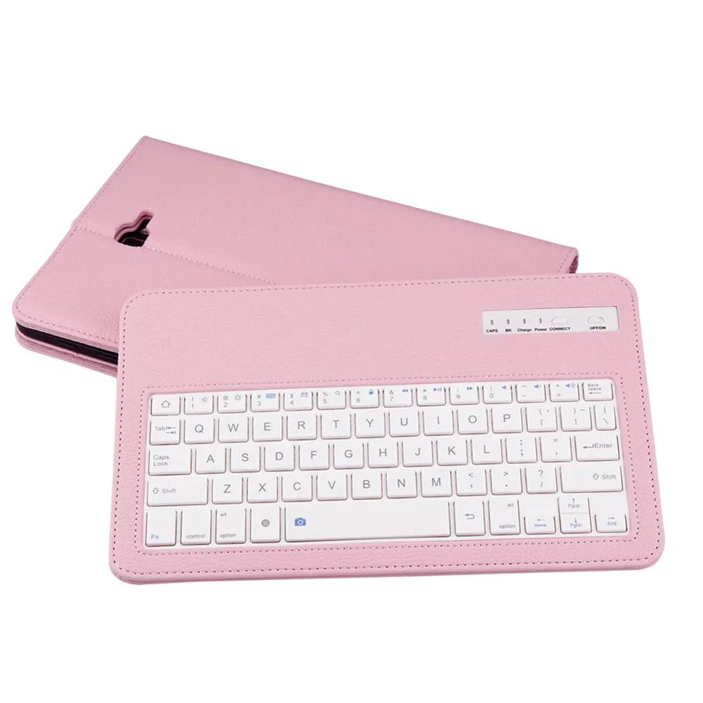 Bluetooth клавиатура чехол для Samsung Galaxy Tab A 10,1 T580 Funda+ пленка+ ручка клавиатура мини беспроводной