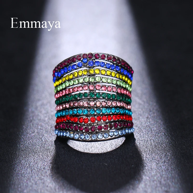 Emmaya оригинальный дизайн кристалл Радуга Цвет постепенное изменение