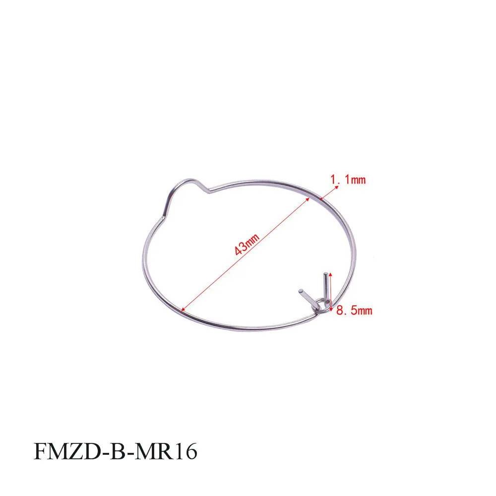 10pcs/lot Lamp Retaining Spring Clip Ring Led Energy-saving Lighting Accessories Ceiling Circlip | Обустройство дома