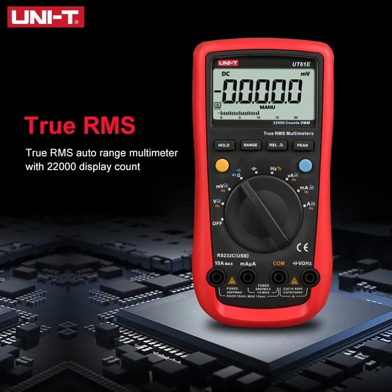 UNI-T UT61A/UT61B/UT61C/UT61D/UT61E Современный цифровой мультиметр True RMS Автоматический