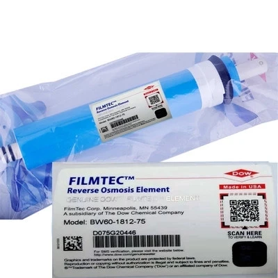 Мембрана обратного осмоса 75GPD для dow filmtec 1812-75 г водные фильтры обновленная версия