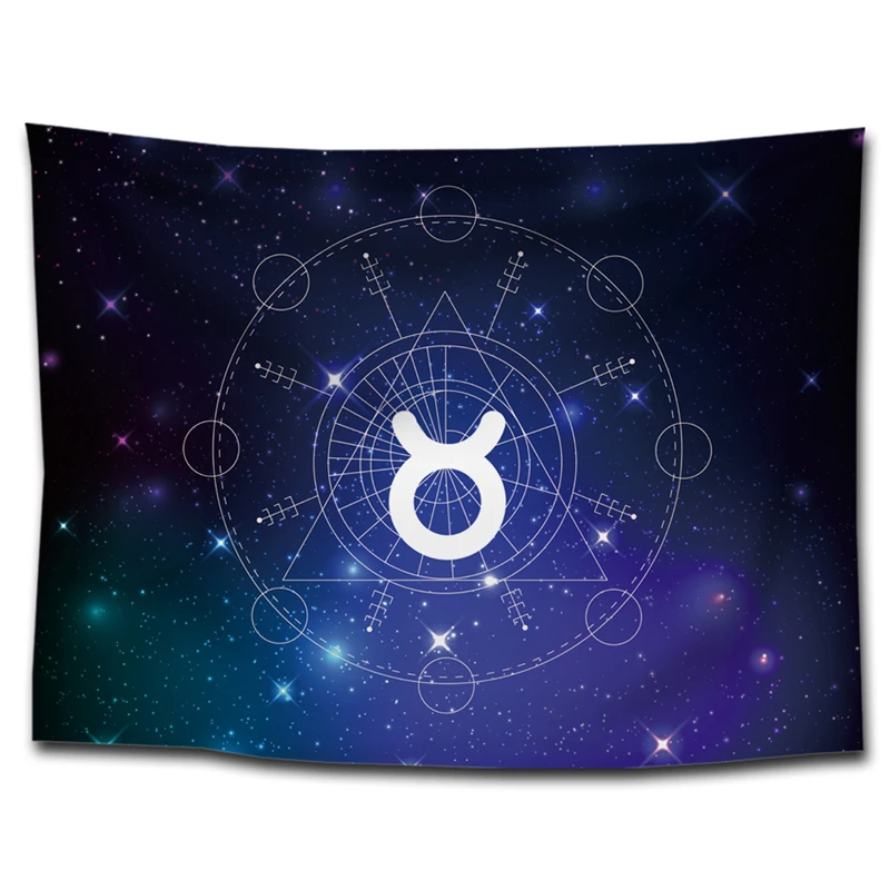 Гобелен с созвездиями настенный эстетический в стиле Триппи гобелены пляжное