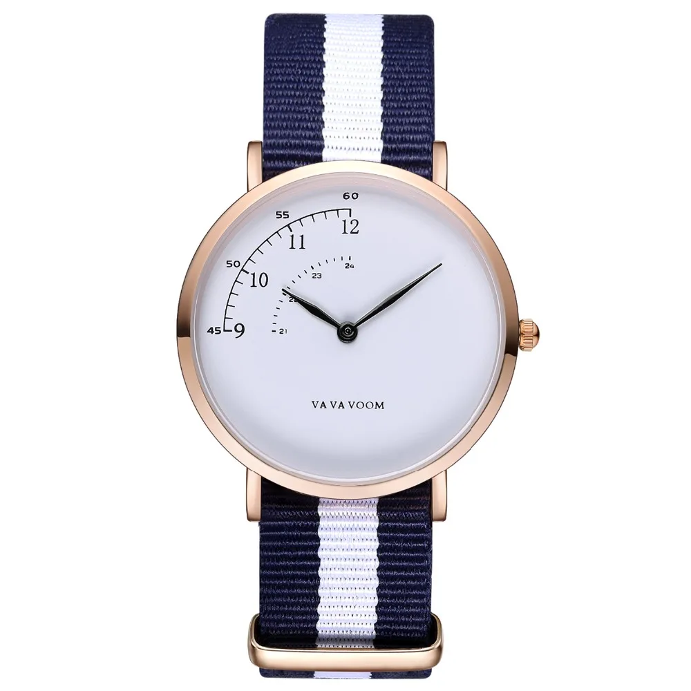 

Orologi Donna Simple Women Watches Striped Leather Strap Quartz Business Watch DropShipping Bayan Saat