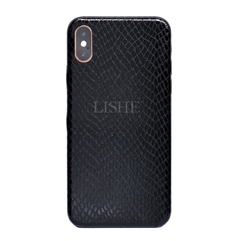 Наклейка для телефона для iPhone Xs Max Xr X Xs 6 7 8 6S 7/8 Plus Аллигатор Змеиный сотовой камень, алмаз текстура ПВХ скины стикер s