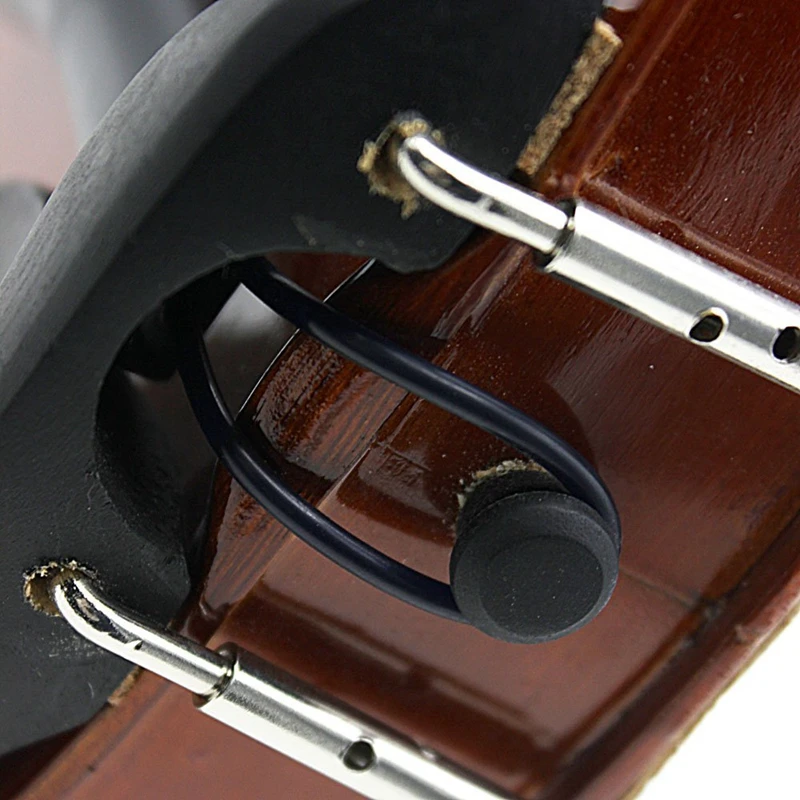 

5pcs Violin Tail gut Tail cord Gut Cord Nylon with Brass Screw for 3/4 4/4 Fiddle Violin Black