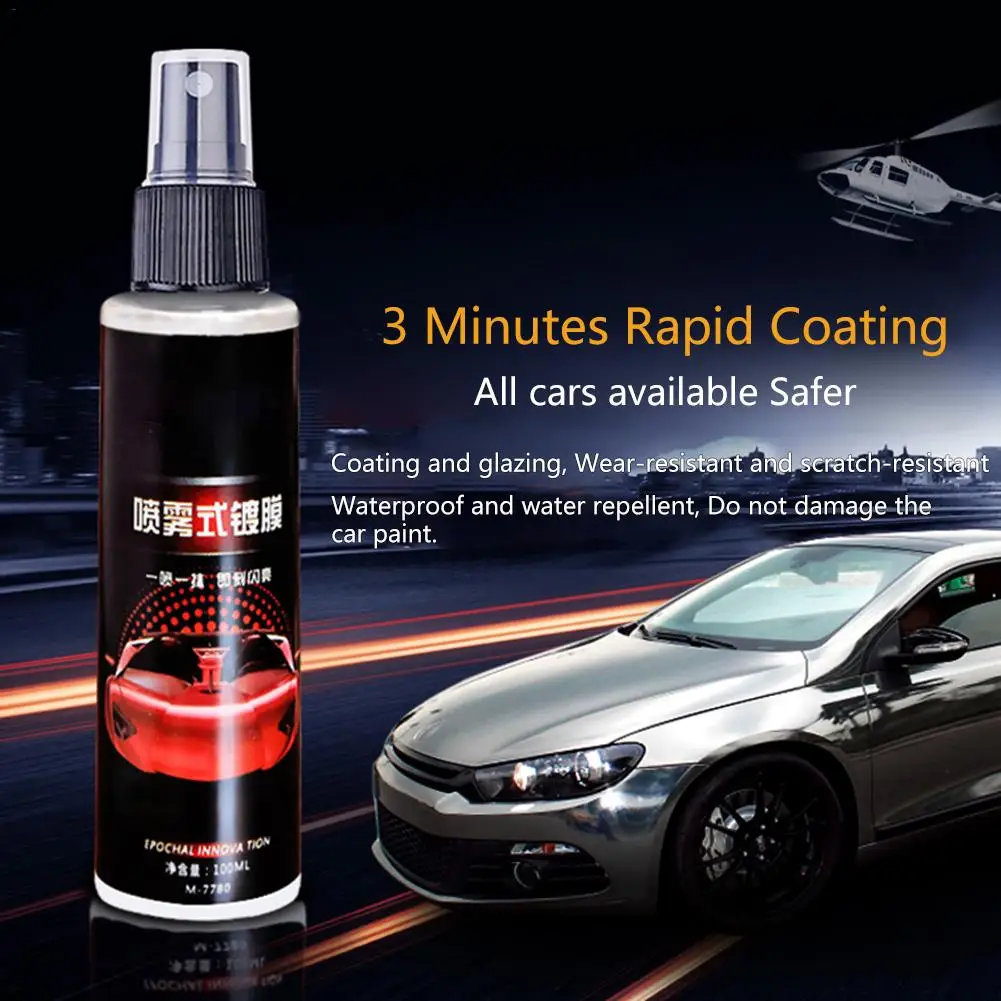 100ml 9H Car Anti-scratch Crystal Plating Coating Auto Lacquer Paint Care Polished Glass Coating Car Accessories