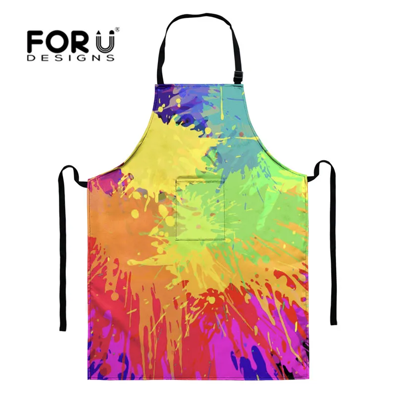FORUDESIGNS 2020 Новый стильный фартук без рукавов с граффити водонепроницаемый