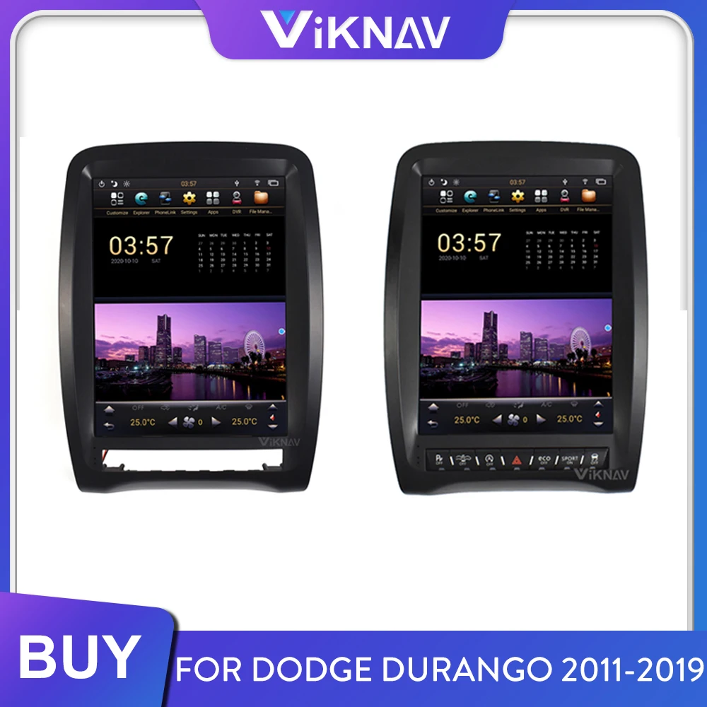 

Автомобильный радиоприемник на Android для Dodge Durango 2011-2019, автомобильный стереоприемник, мультимедийный плеер, головное устройство, GPS-навигаци...