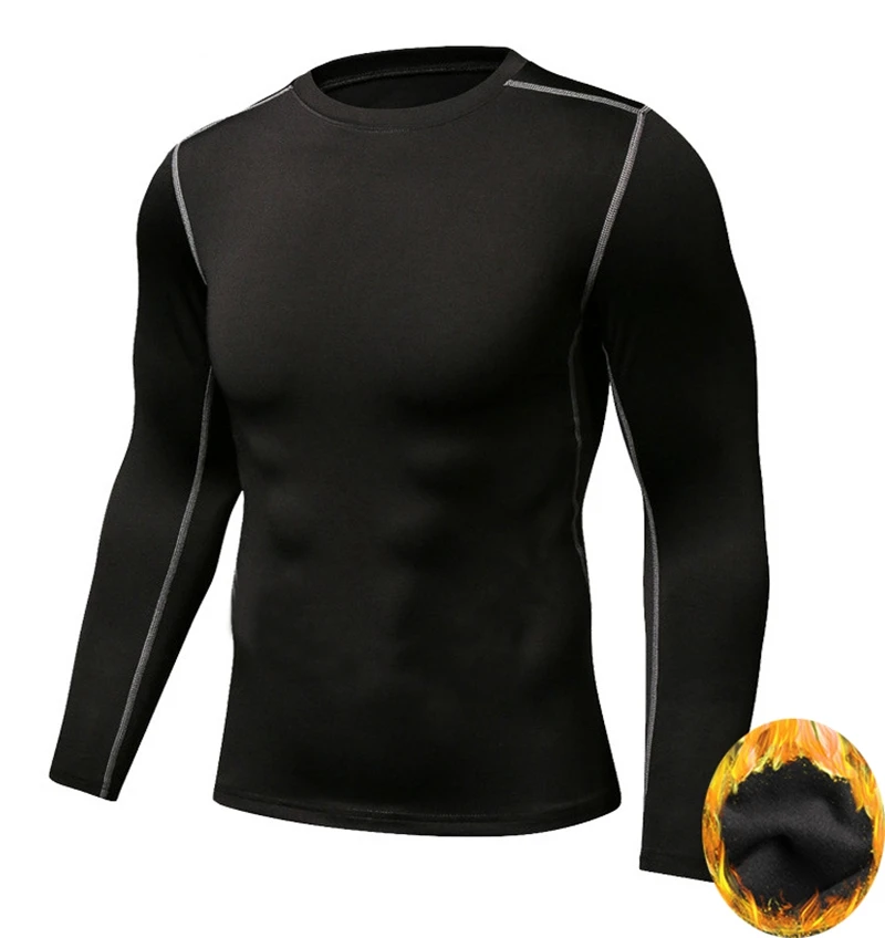 Тянущаяся быстросохнущая флисовая Мужская Спортивная футболка спортивные