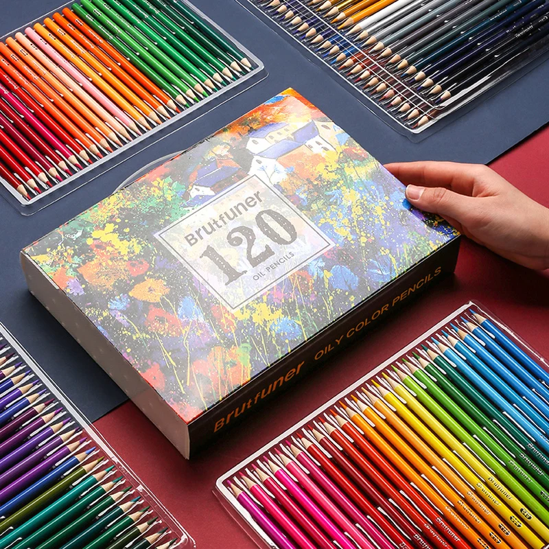 Масляные цветные карандаши масляные деревянные для художественных работников в