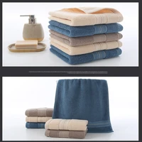 t134a high quality adult men women thick wedding gift cotton home bath towel face towel with gold stripe