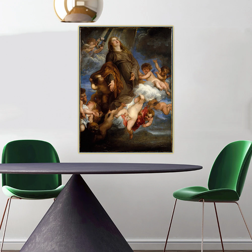 Citon Энтони Ван Дик Сен-росали интерцедирование по причине пострадания чумы в