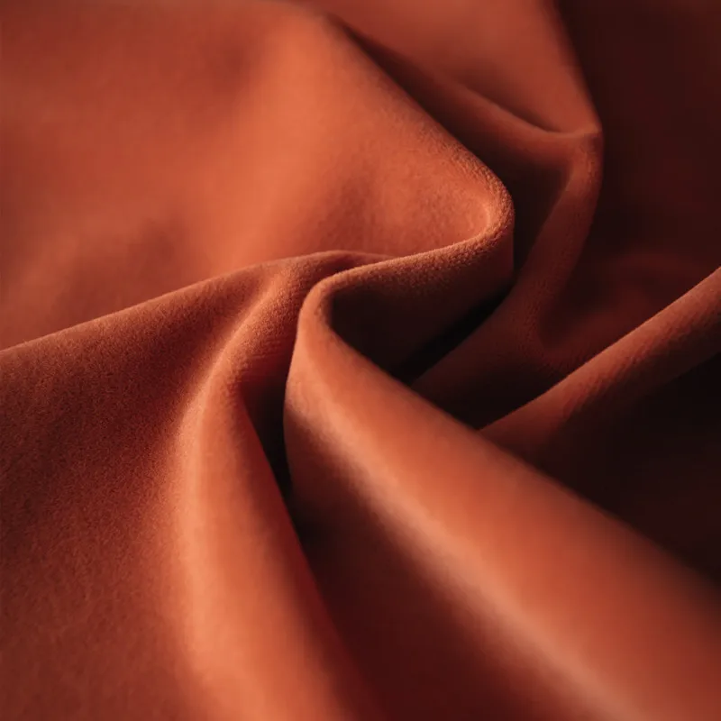 Роскошные бархатные занавески в скандинавском стиле оранжевые на окна