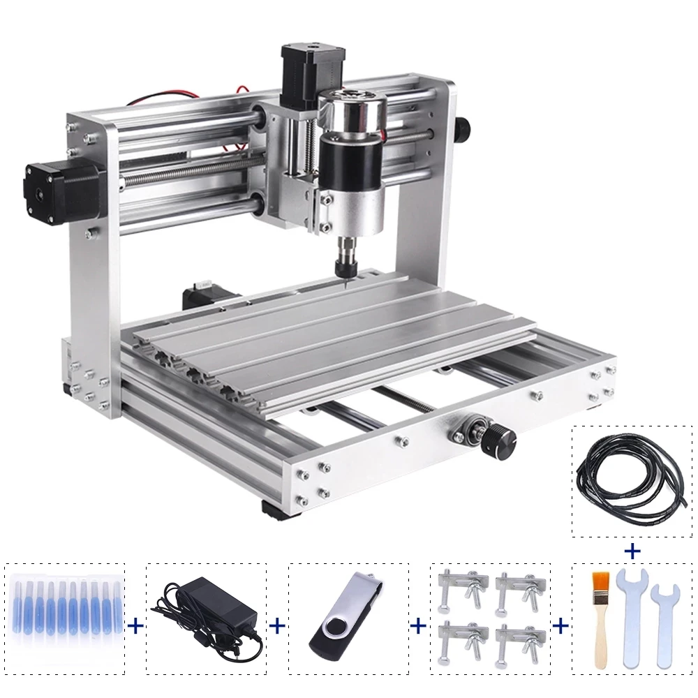 Лазерный гравировальный станок с ЧПУ 3018CNC Max GRBL контроль лазерный гравер сделай