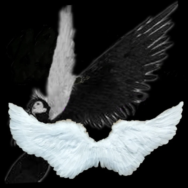 Перьевые крылья прямые поставки с фабрики новый янский тип ангела реквизит для