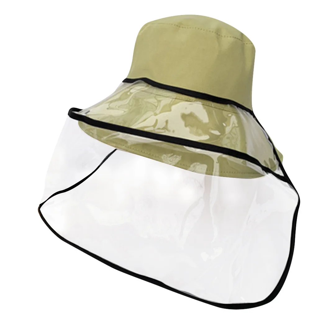 

Anti-spitting Protective Hat Dustproof Cover Kids Girls Fisherman Cap Hat