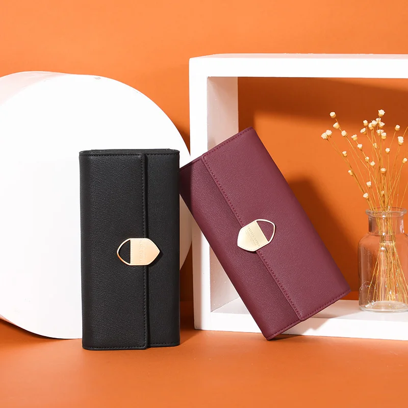 

Geometric Women Long Wallet Many Departments Female Wallets Lady Clutch Purses Card Holder Cell Phone Pocket Carteras