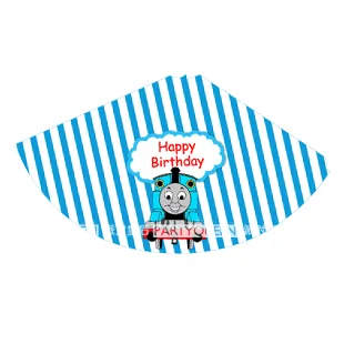 Guest hat 2pcs Парти Томас на день рождения настраиваемый Набор Люкс вечерние одноразовые детские тематические вечерние украшения - Цвет: Guest hat 2pcs