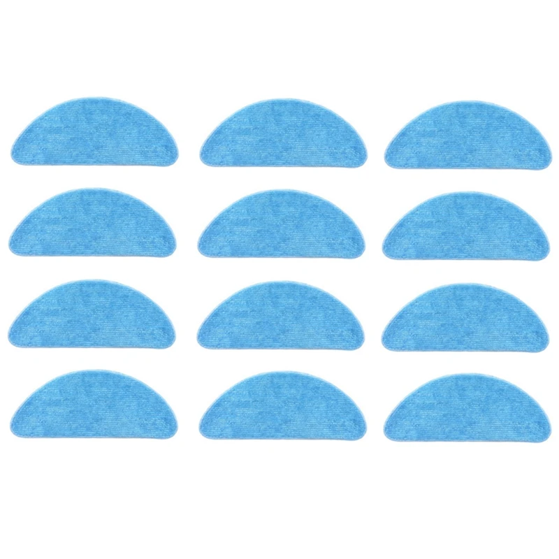 

12PCS Washable Cloth Cleaning Cloth Mop Cloth Spare Parts for Ecovacs CEN540/CEN546 Sweeping Robot Accessories
