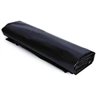 4 размера, 0,12 мм, черная подкладка для рыбного пруда из ПЭНД, для сада, озеленения бассейна, усиленная, толстая, прочная, водонепроницаемая, мембранная подкладка для пруда
