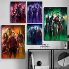 Плакаты и принты с изображением Мстителей, Капитана Америка, фильмы Марвел, настенные картины для гостиной, украшения дома