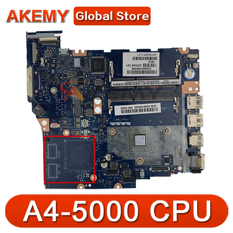 

AKEMY LA-A551P For Toshiba Satellite M50D-A M50D K000150950 Laptop Motherboard A4-5000 cpu