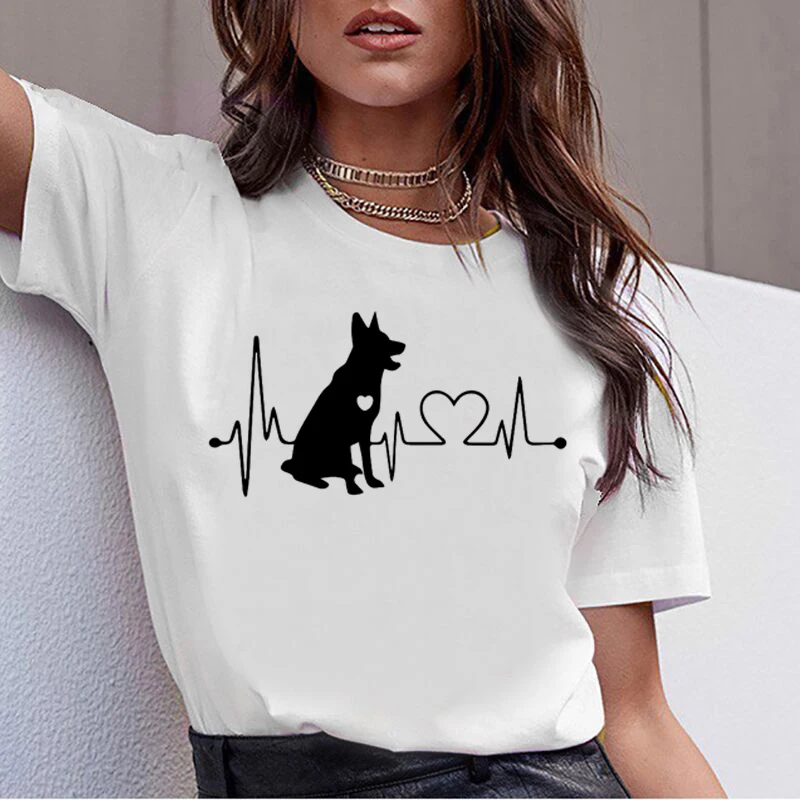 Лидер продаж забавная футболка с таксой Мопсом Teckel женская в стиле Харадзюку