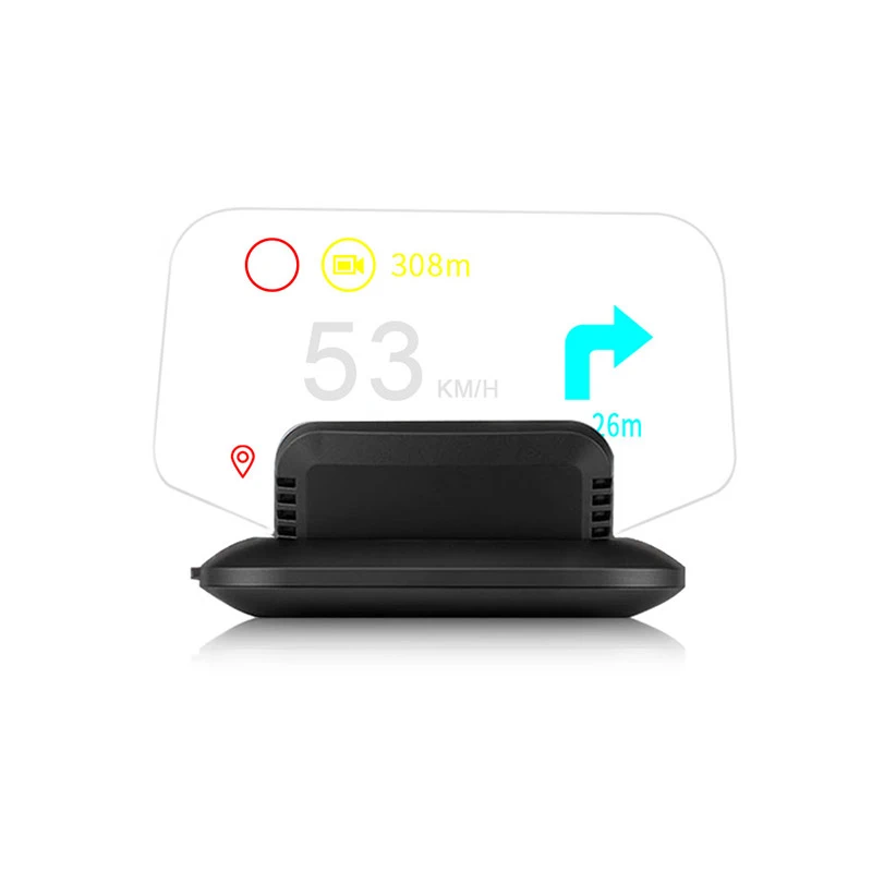 Новинка 2 в 1 зеркало HUD навигация Автомобильный дисплей Bluetooth живая OBDII