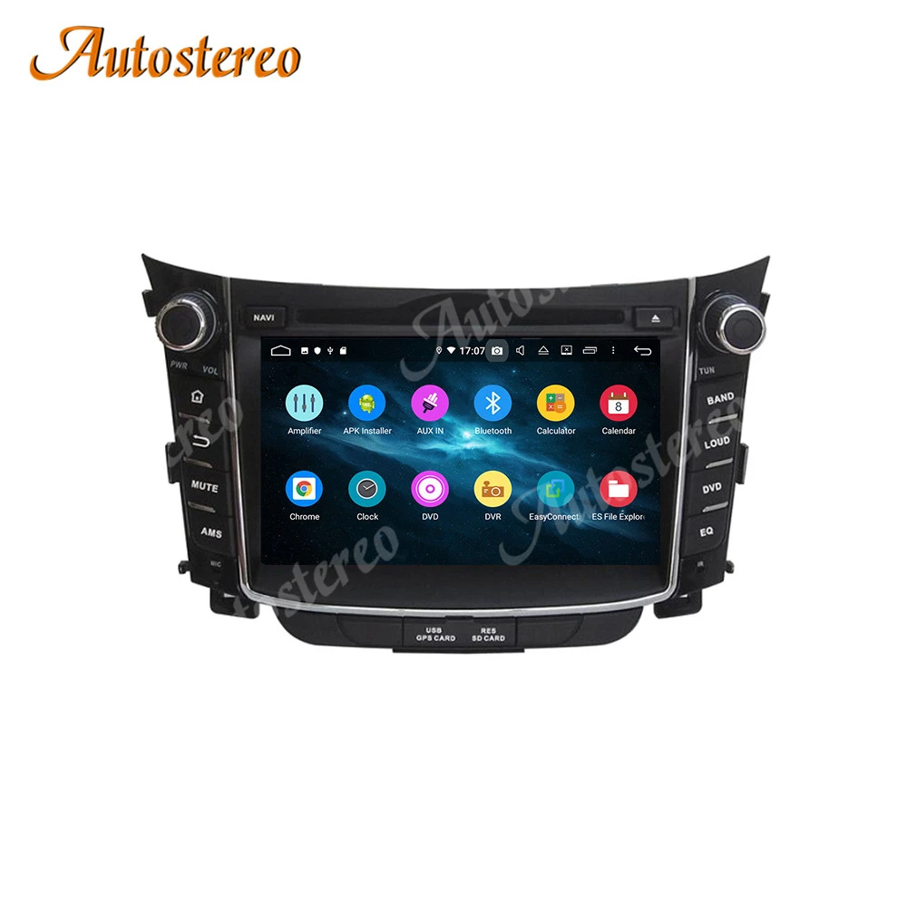 Автомобильный DVD плеер Px6 Android 10 0 DSP для Hyundai I30 2011 2016 автомобильный GPS навигатор