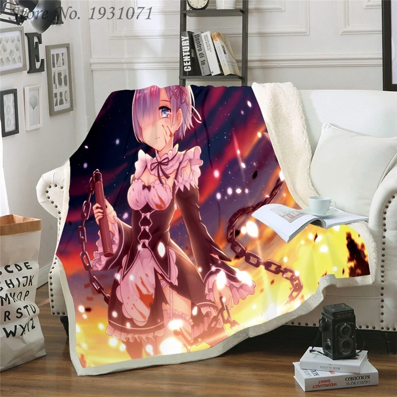 

Re: Life a Different World from Zero Rem 3D Print Throw Plush Sherpa Blanket Thin Quilt Sofa Chair Bedding Supply Adults Kids 07