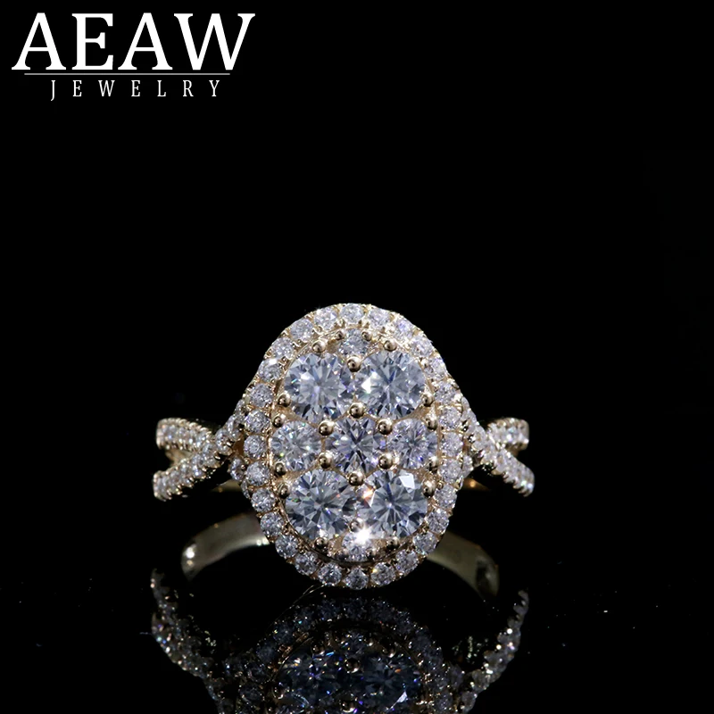 AEAW 7 шт. горячая Распродажа Новинка 2019 Роскошные ювелирные изделия 18 К желтое