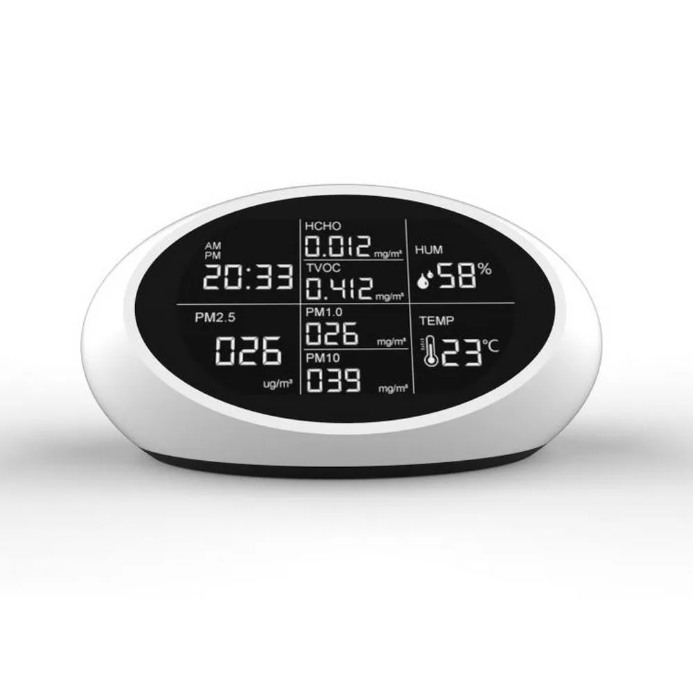 Монитор формальдегида цифровой анализатор газо PM2.5 TVOC HCHO детектор PM 2 5 качество