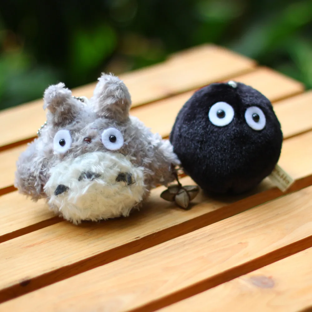 2 шт. мультяшный аниме МИЛЫЙ Тоторо Susuwatari Fairydust мягкий плюшевый брелок