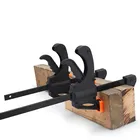 F Форма Быстрый Ratchet выпуск Скорость Squeeze деревообрабатывающие клип разбрасыватель инструмент DIY 4 дюймов дерева ручной работы гаджет челюсти Ratche вице-доступом