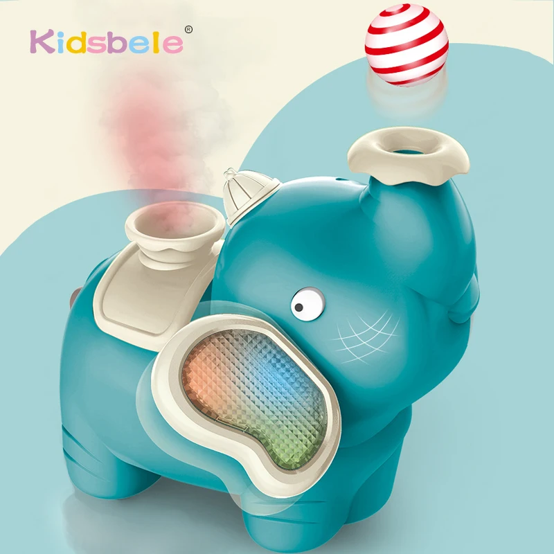 幼児のための象の形をしたかわいいおもちゃ,フローティングボール,クロールインタラクティブなゲーム,子供のためのモンテッソーリおもちゃ,加湿器の贈り物