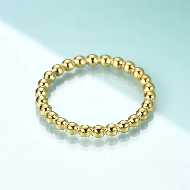 Женское кольцо с бусинами из нержавеющей стали | Украшения и аксессуары