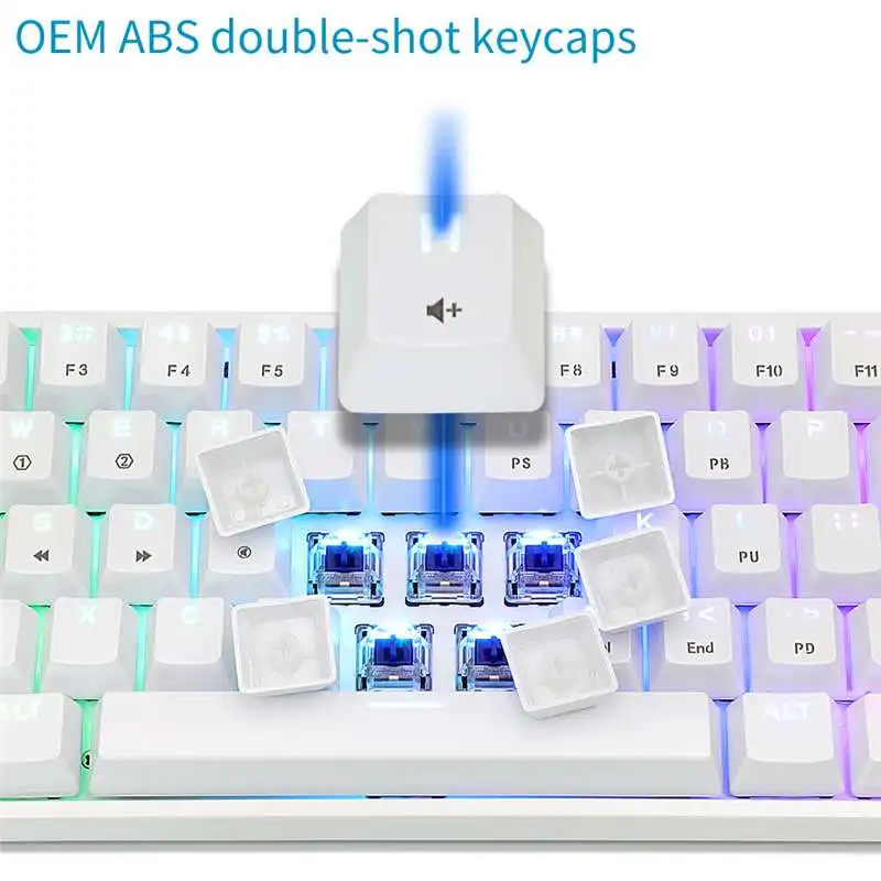 Клавиатура Механическая Проводная SKYLOONG GK61 61 клавиша USB RGB подсветка клавиатура