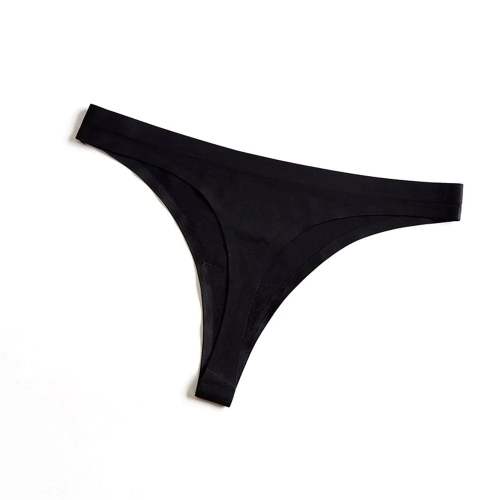 Фото 6 Pieces/Pack Seamless Underwear Women Ultra Thin Ice Silk Sexy Thong Panties Lady Plus Size G-string M-XXXL Tangas Женская одежда 6 Pieces/Pack Seamless Underwear Women Ultra Thin Ice Silk Sexy Thong Panties Lady Plus Size G-string M-XXXL Tangas Женская одежда
