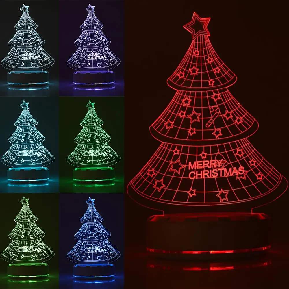 

Lamp Bases USB Cable Touch 3D LED Light Holder Gift Wedding Decor Light Base Night Light Lamp Holder 7 Color 3D Light Base