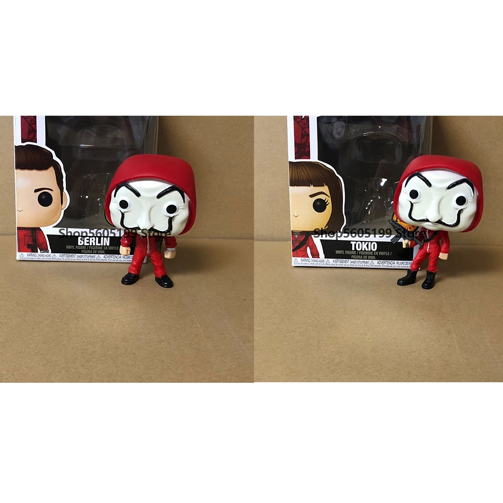 Экшн фигурки La casa de papel Токио Берлин поп с коробкой коллекционные модели игрушки