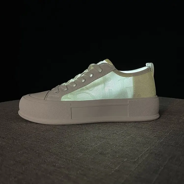 

Shoes women 2021 new summer thick-soled all-match white shoes female ins tide student sports casual canvas shoes