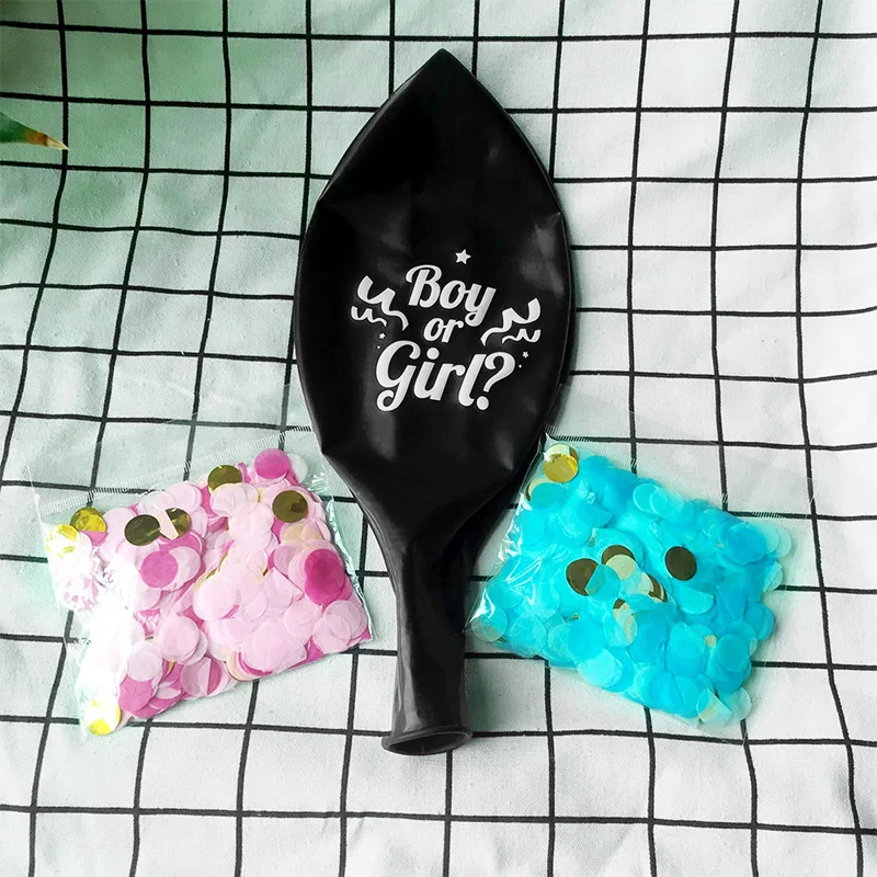 

36 Inch Round Gender Balloon Combination Boy or Girl Party Arrangement 128