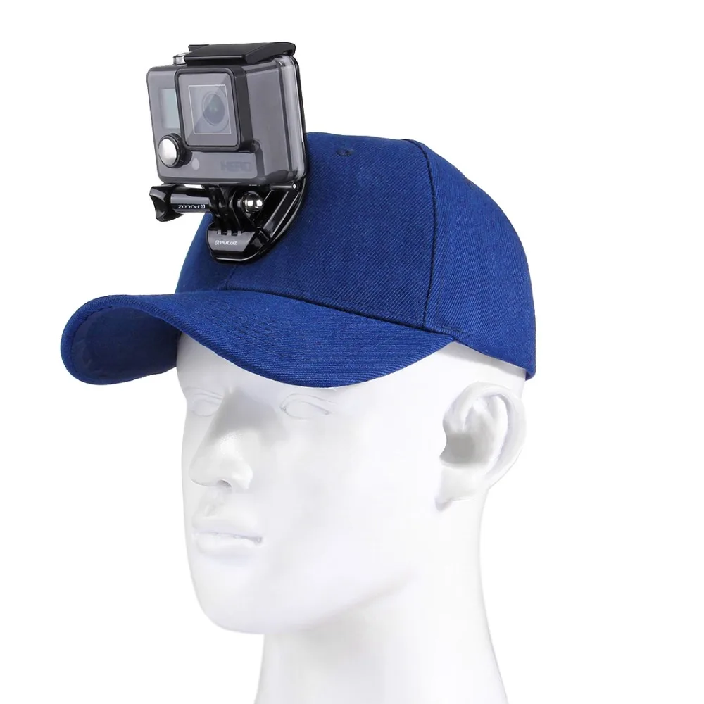 

For Go Pro Accessories Canvas Baseball Hat Cap W/ J-Hook Buckle Mount Screw for GoPro HERO 7/6/5/4 Xiaoyi DJI OSMO Action Camera