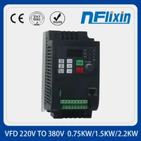 vfd 2200w frequency converter single phase 220v input and three 380v phase out 2200w 5a nflixin 9100 1t3 00220g