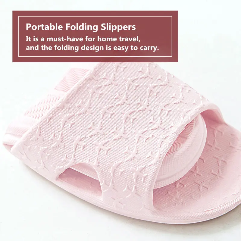 Домашние тапочки EVA для мужчин и женщин летние складные переносные путешествий