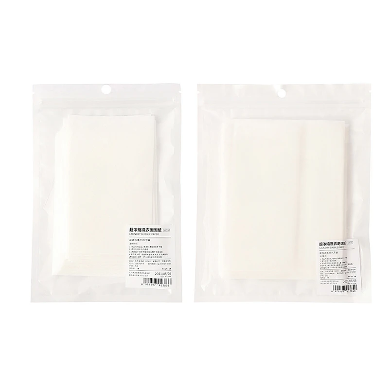 

Household Laundry Bubble Paper Decontamination Machine Wash Laundry Soap Paper Laundry