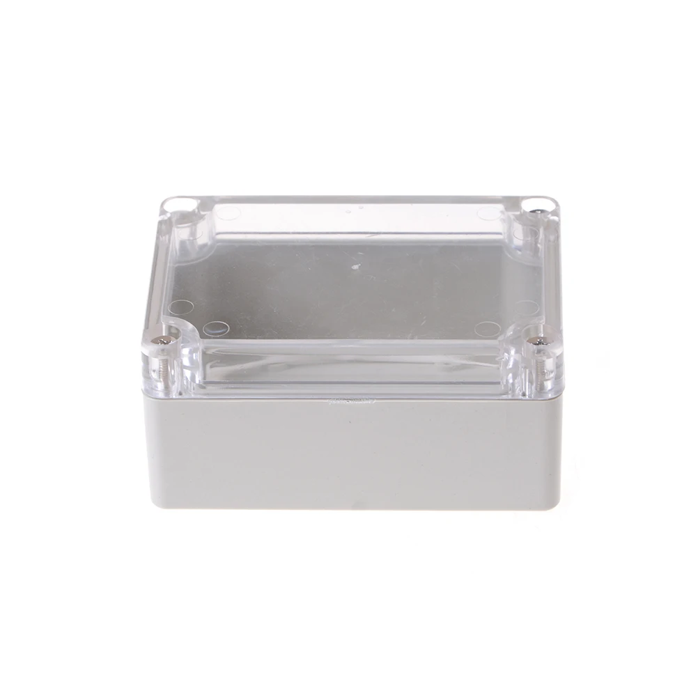 

ZLinKJ HIGH QUALITY Waterproof Clear Cover Plastic Electronic Project Box Enclosure Case Shell Electrical Connector 100*68*50mm