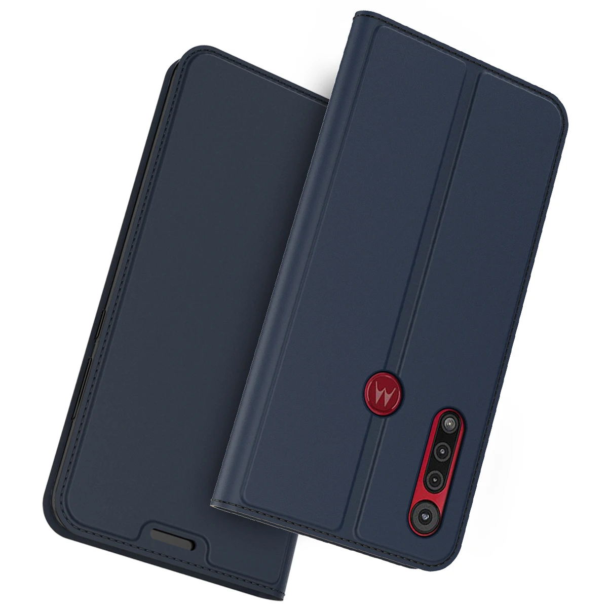 Для Motorola Moto G8 Plus, чехол из искусственной кожи, ультра тонкий магнитный флип-чехол с подставкой, защитный чехол-кошелек для Moto G8 Plus, чехол со слотом для карт
